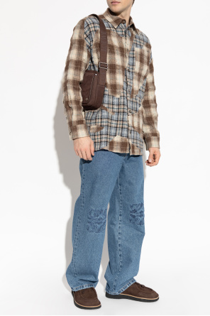 Sweater made of combined materials od Loewe