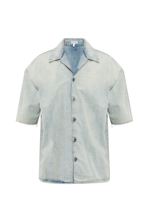 Camisa vaquera de manga corta