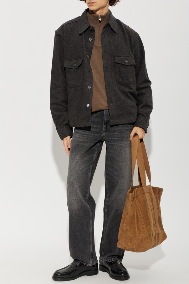 AllSaints Cotton ‘Haiku’ shirt with pockets