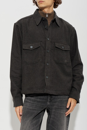 AllSaints Cotton ‘Haiku’ shirt with pockets