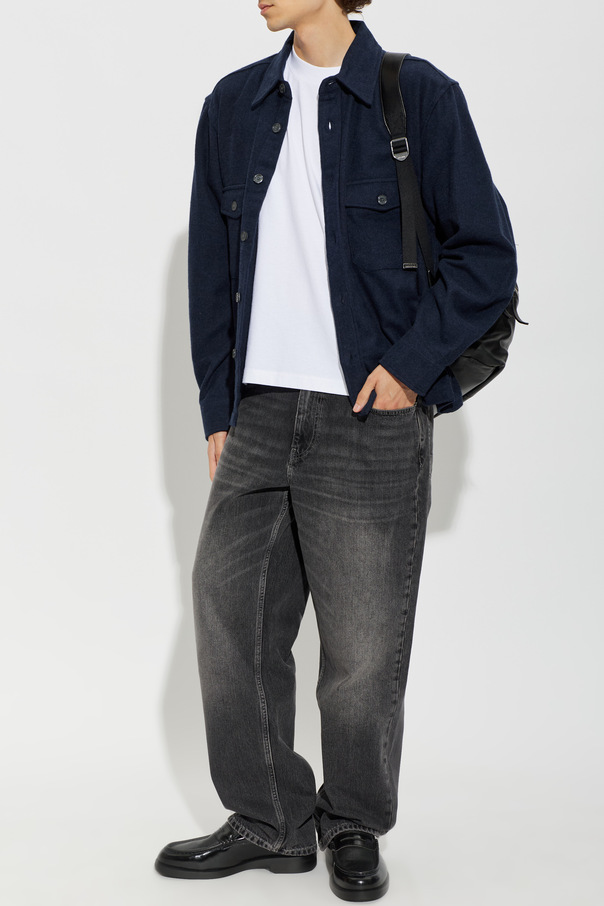 AllSaints “Haiku” cotton shirt with pockets