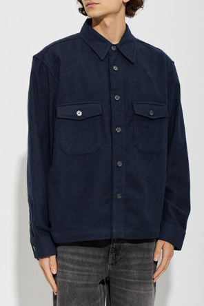 AllSaints “Haiku” cotton shirt with pockets