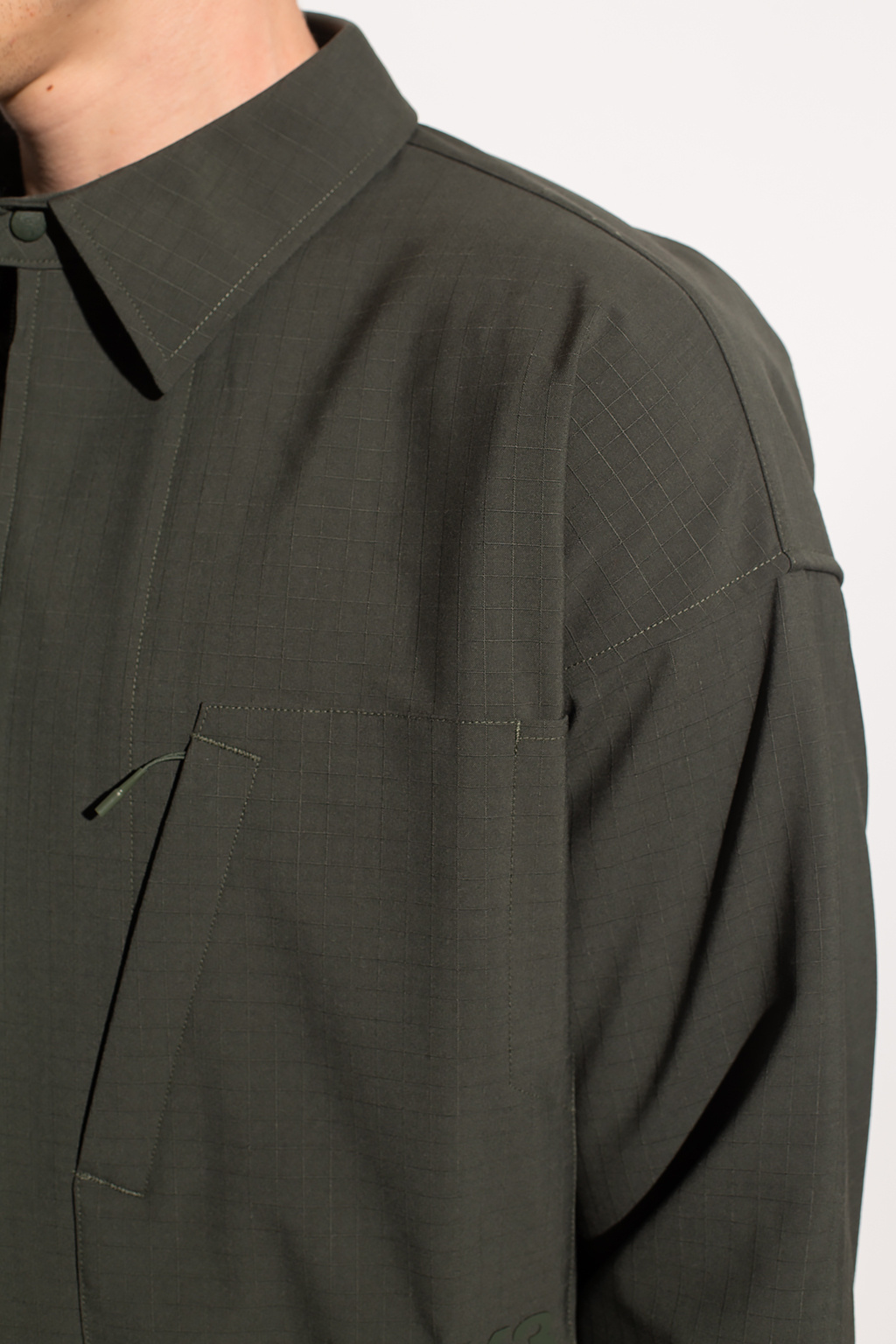 Y-3 Yohji Yamamoto Canali French collar long-sleeved shirt