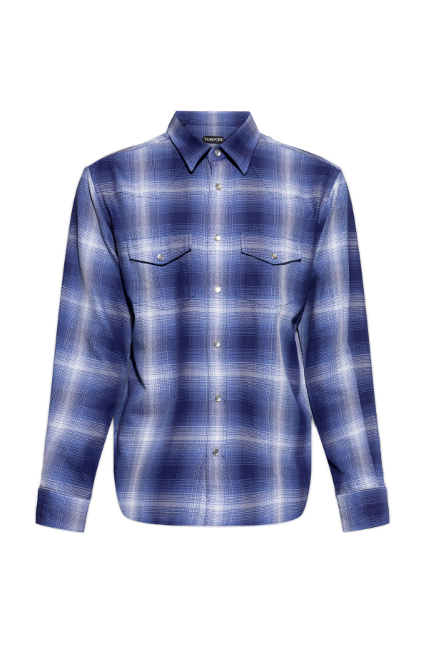 Shirt with check pattern od Tom Ford