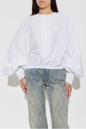 Balmain Top de manga larga