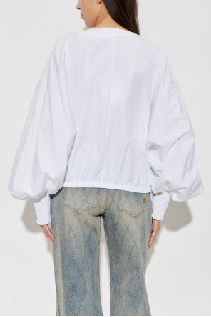 Balmain Top de manga larga