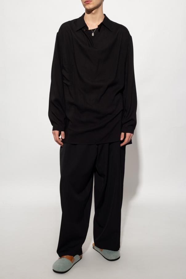Yohji Yamamoto Prada cropped padded jacket Schwarz