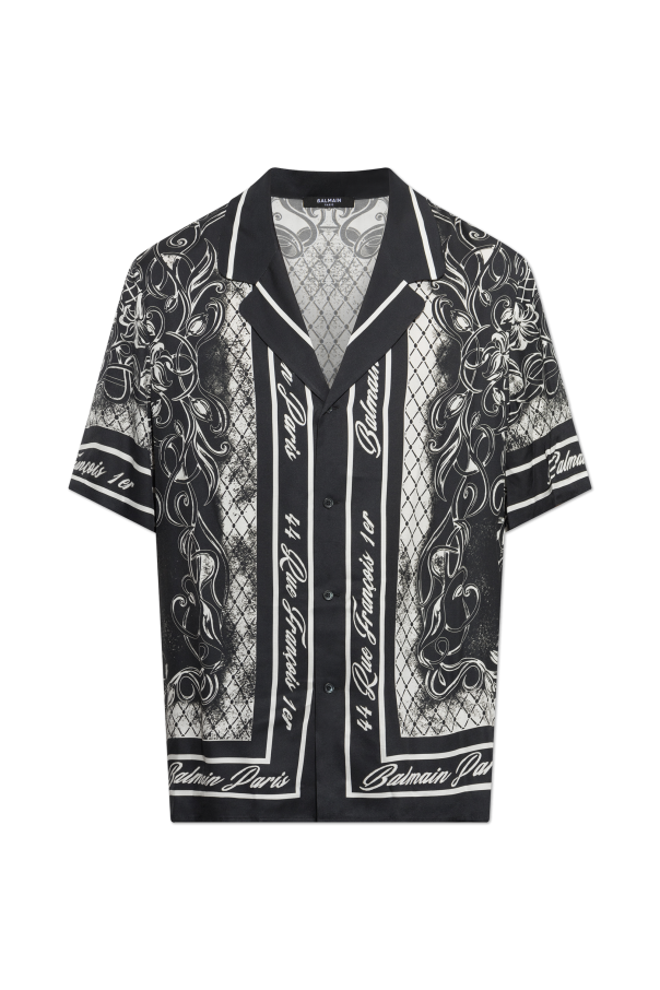 Silk short-sleeve shirt od Balmain