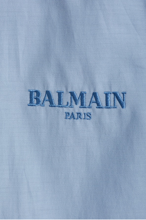 Balmain Cămașă cu logo brodat