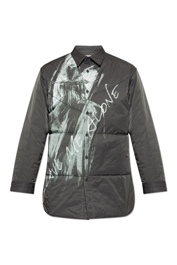 Insulated shirt with print od Yohji Yamamoto
