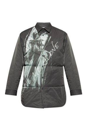 Insulated shirt with print od Yohji Yamamoto