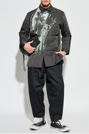 Insulated shirt with print od Yohji Yamamoto