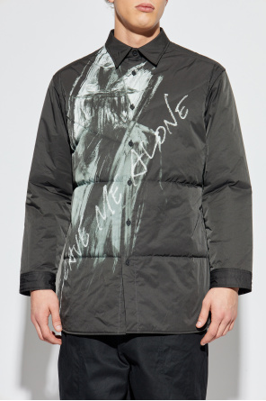 Yohji Yamamoto Insulated shirt with print