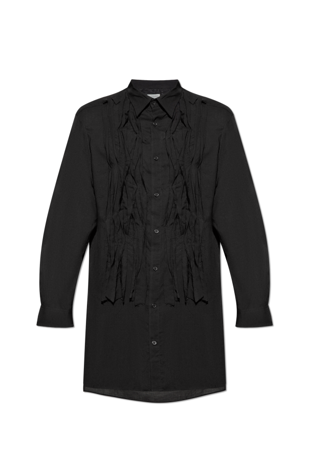 Yohji Yamamoto Long pleated shirt