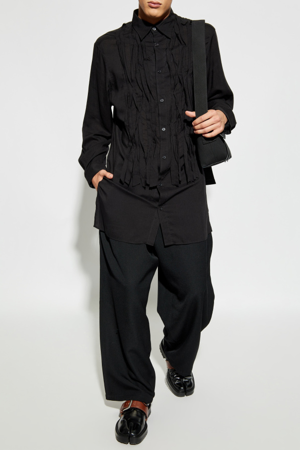 Yohji Yamamoto Long pleated shirt