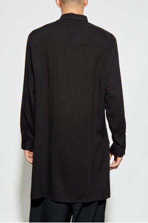 Yohji Yamamoto Long pleated shirt