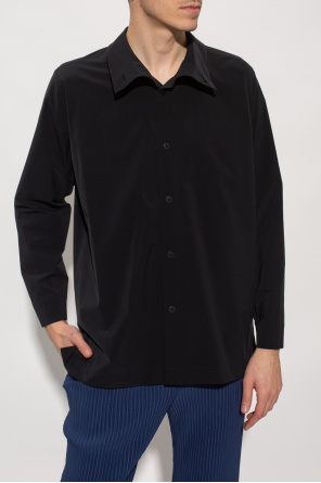 Issey Miyake Homme Plisse shirt Maison with band collar