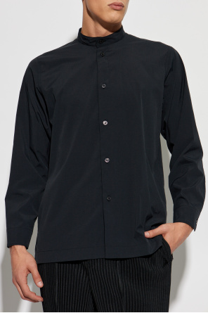 Homme Plisse Issey Miyake Stand Collar Shirt