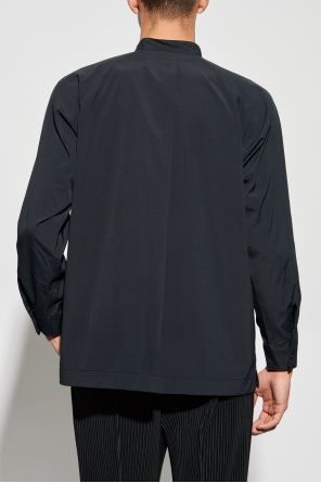 Homme Plisse Issey Miyake Stand Collar Shirt