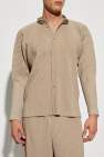 Homme Plissé Issey Miyake beige Pleated Shirt
