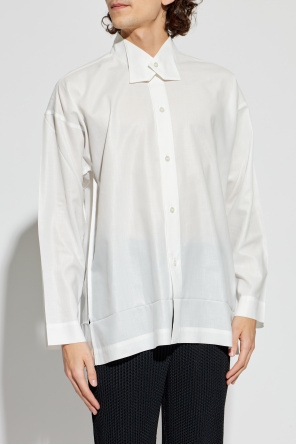 Homme Plissé Issey Miyake Camisa con cuello decorativo