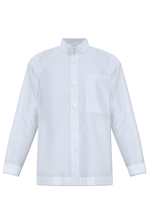 Camisa com gola mandarim od Homme Plissé Issey Miyake