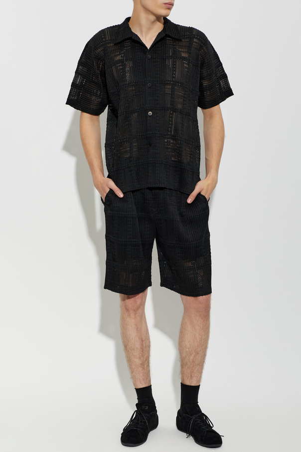 Homme Plissé Issey Miyake Plissiertes Hemd