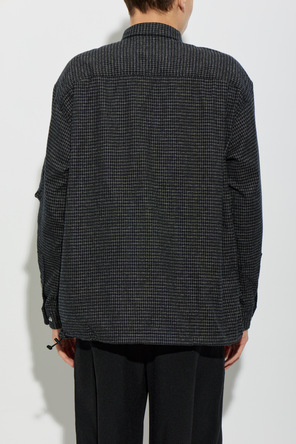 Comme des Garçons Homme Plus Cotton plaid polo shirt