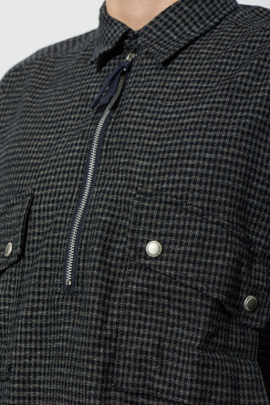 Comme des Garçons Homme Plus Cotton plaid polo shirt