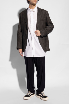 jacquard-woven velvet sweatshirt od Yohji Yamamoto