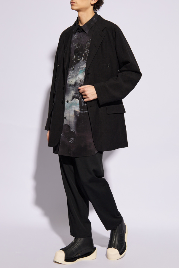 Yohji Yamamoto Koszula z kieszeniami