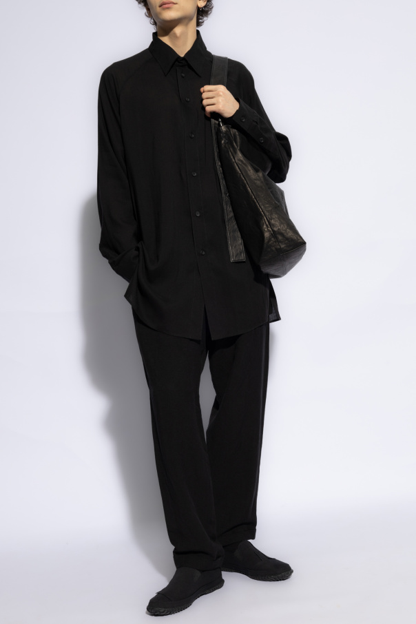 Yohji Yamamoto Loose-fitting fur shirt