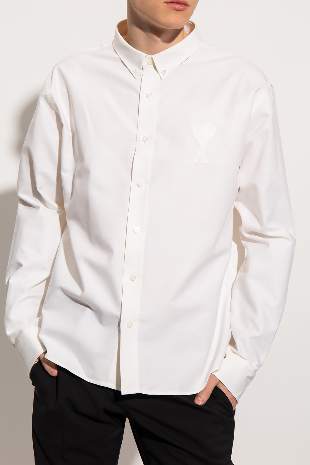 Ami Alexandre Mattiussi shirt black with logo