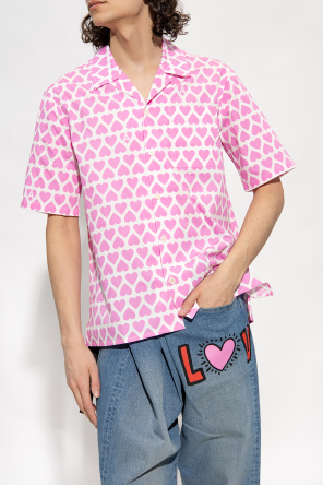Ami Alexandre Mattiussi Shirt Face with heart motif