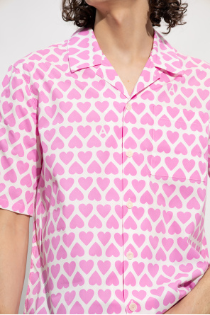 Ami Alexandre Mattiussi Shirt Face with heart motif