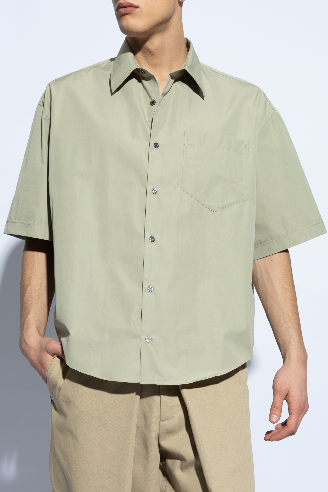 Ami Alexandre Mattiussi Cotton shirt with logo