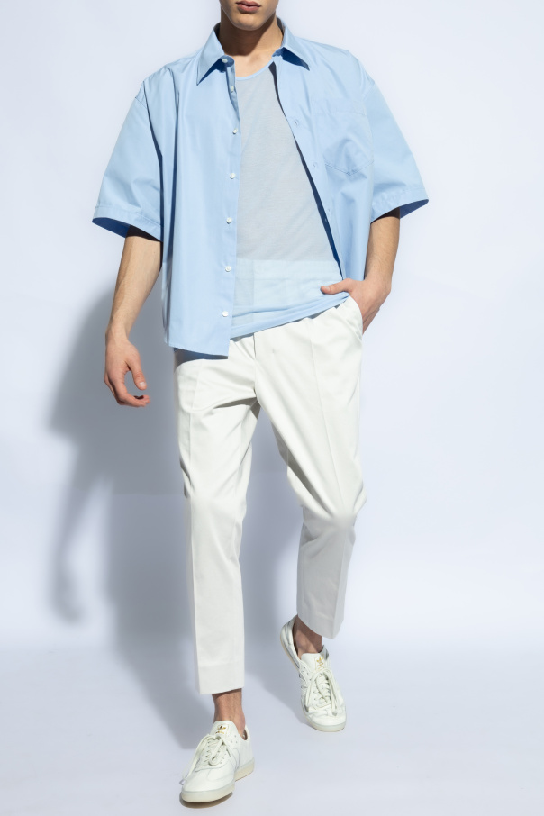 Ami Alexandre Mattiussi Cotton shirt with short sleeves