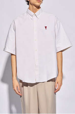 Ami Alexandre Mattiussi Brunello Cucinelli monili-trim pocket long-sleeved shirt