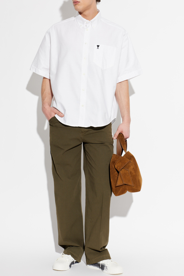 Ami Alexandre Mattiussi Camisa com logótipo bordado