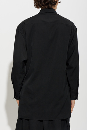 Yohji Yamamoto Wollhemd mit asymmetrischem Schnitt