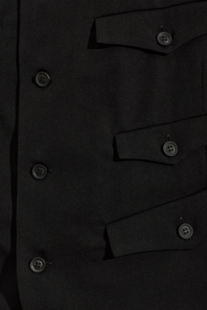 Yohji Yamamoto Wollhemd mit asymmetrischem Schnitt