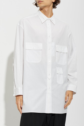 Yohji Yamamoto Koszula z kieszeniami
