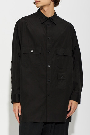 Yohji Yamamoto Koszula z kieszeniami