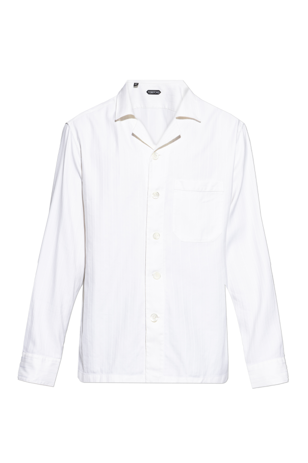 Tom Ford Camisa con estampado de rayas