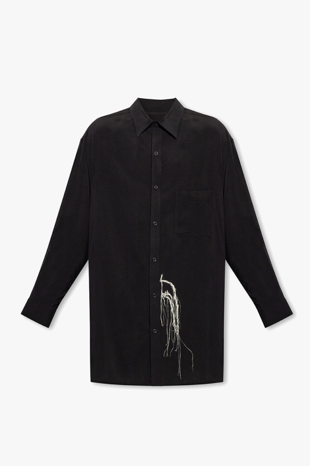 Yohji Yamamoto Embroidered shirt