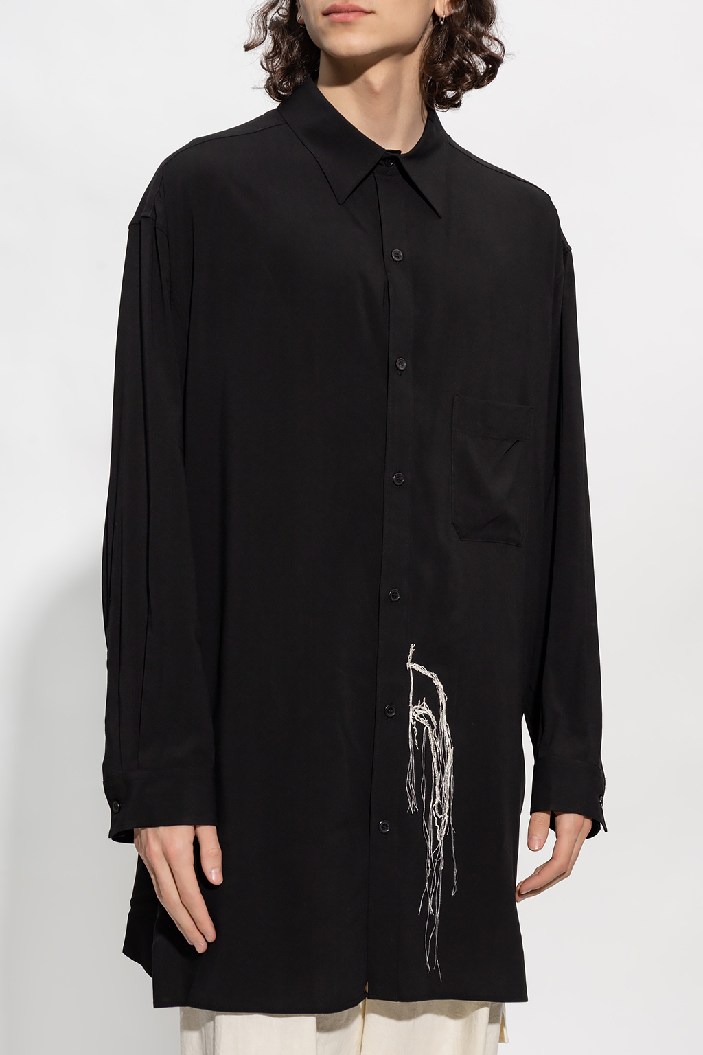 Yohji Yamamoto Embroidered shirt
