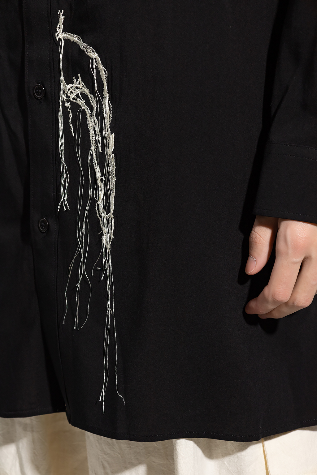 Yohji Yamamoto Embroidered shirt