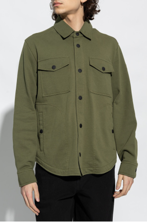 Moncler Grenoble contrast stripe hooded jacket