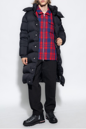 Checked shirt in wool od Moncler