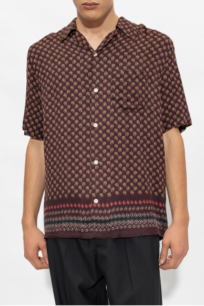 AllSaints ‘Ignis’ patterned embroidered shirt